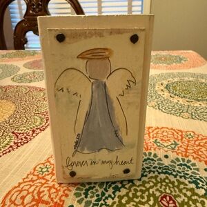 NWT Baxter & Me “Forever In My Heart” wooden art decor